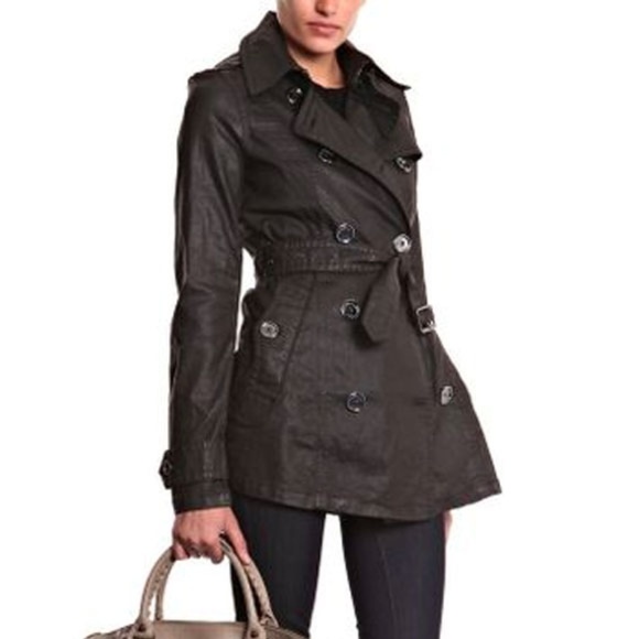 *AX | Short Trench Coat Wax Cotton Size S - Picture 1 of 8